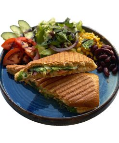 Grillad Ciabatta Kyckling (Currry, ruccola, tomat, rödlök, mozzarella)