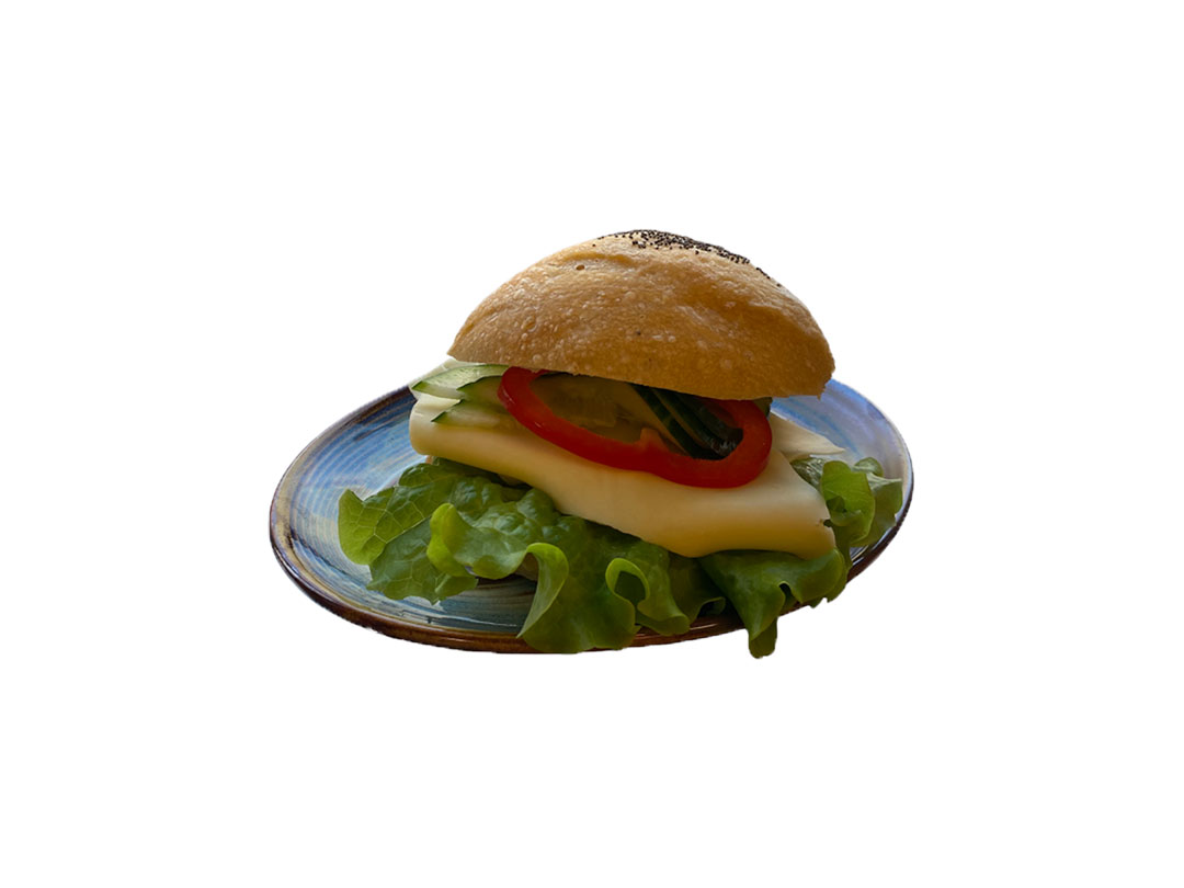 Smörgås med ost och grönsaker
