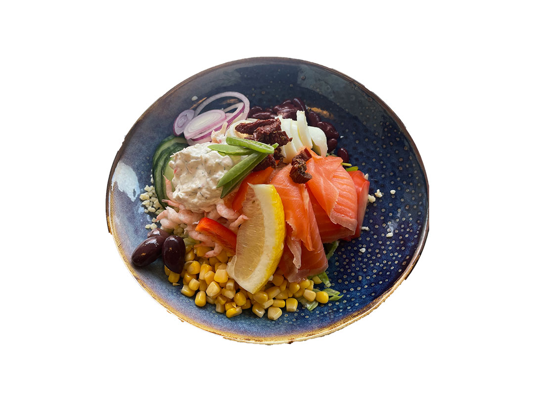 Lunch sallad Skaldjursallad