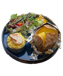 Bakad potatis kyckling curry röra
